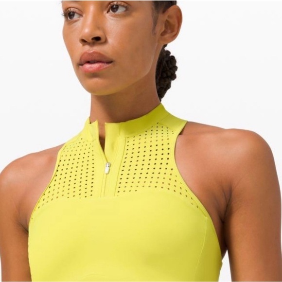 Lululemon Unleash Strength Bra in Yellow/Green Size 8 - Picture 3 of 9